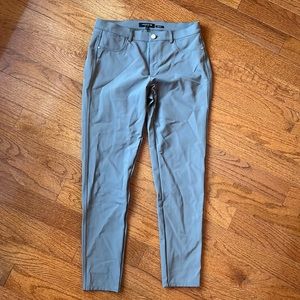 Lafayette 148 Mercer Ankle Pants Grey